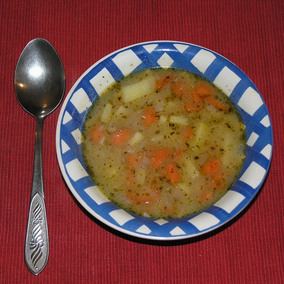 Bramboračka s houbami