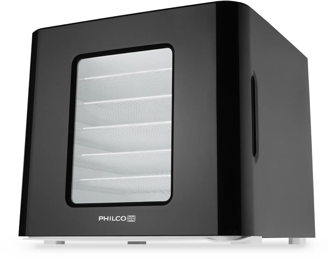 Sušička potravin Philco PHFD 7067 s prosklenými dvířky a šesti nerezovými platy